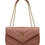 Saint Laurent Loulou Medium In Matelasse Lambskin